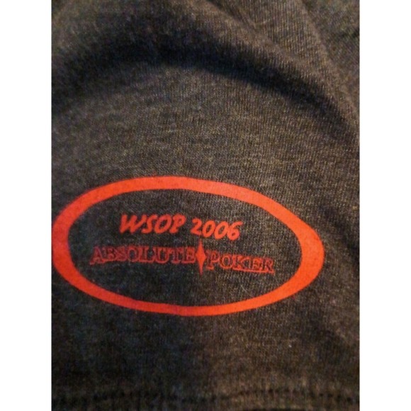 2006 World Series Of Poker "I've Got The Nuts" Absolute Poker T-Shirt Men's XL - Picture 4 of 6